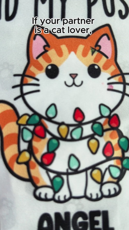 Merry Christmas From Me And My Pussy - Personalized Cat Women Briefs