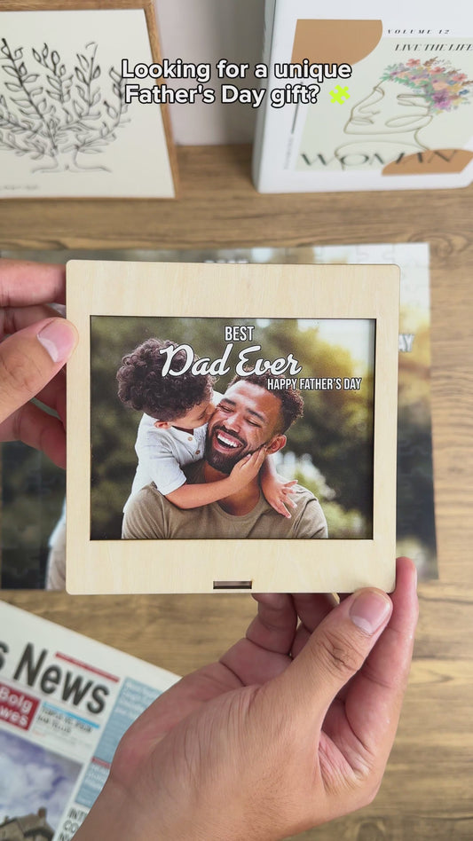 Meilleur papa du monde ! Bonne fête des pères ! Puzzle personnalisé pour papa