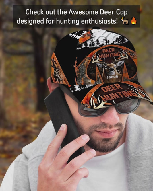 Superbe Cerf - Casquette de chasse classique personnalisée