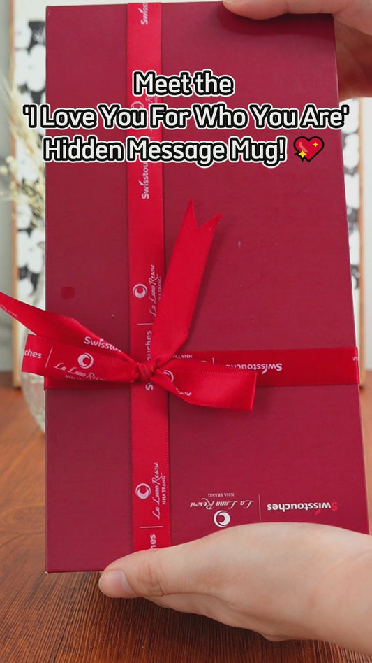 I Love You For Who You Are - Personalized Couple Hidden Message Mug