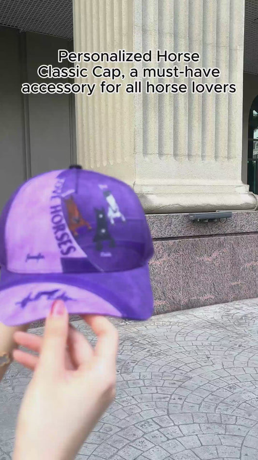 Amoureux des chevaux - Casquette classique personnalisée pour les amoureux des chevaux
