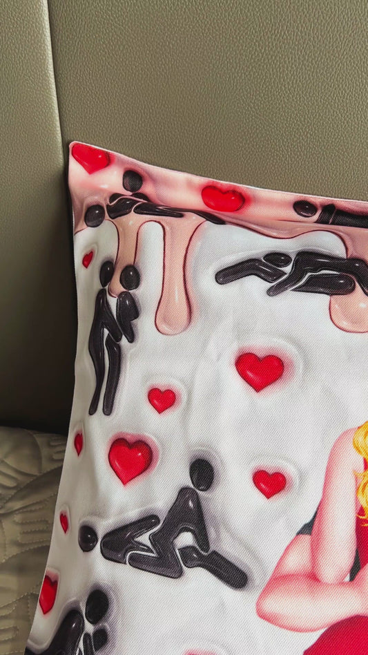 Je t'aime - Coussin décoratif personnalisé pour couple