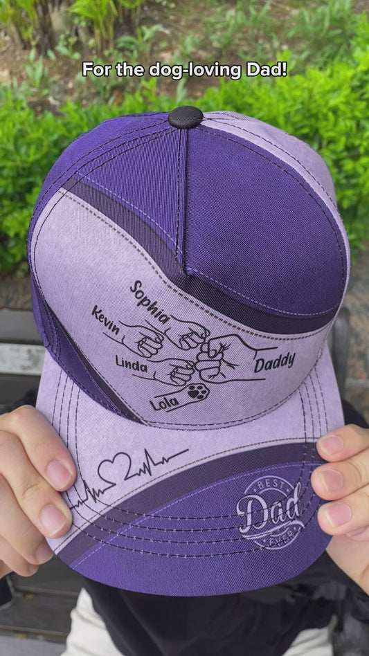 Best Dad Dog Dad Ever - Personalized Father Classic Cap