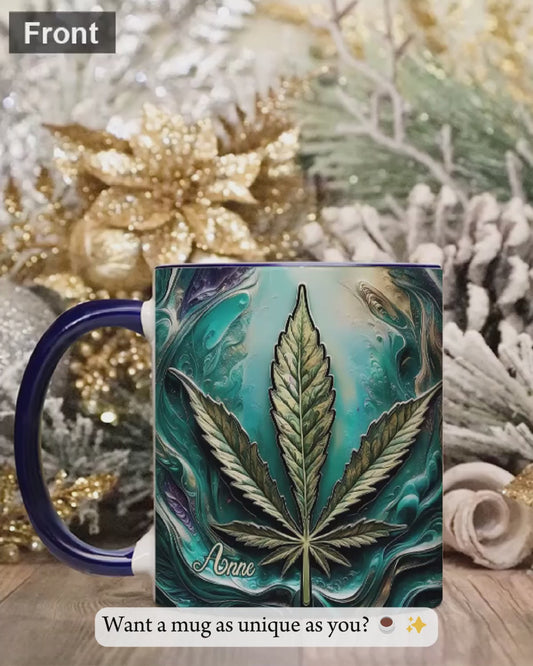 Psychedelic - Personalized Weed Accent Mug