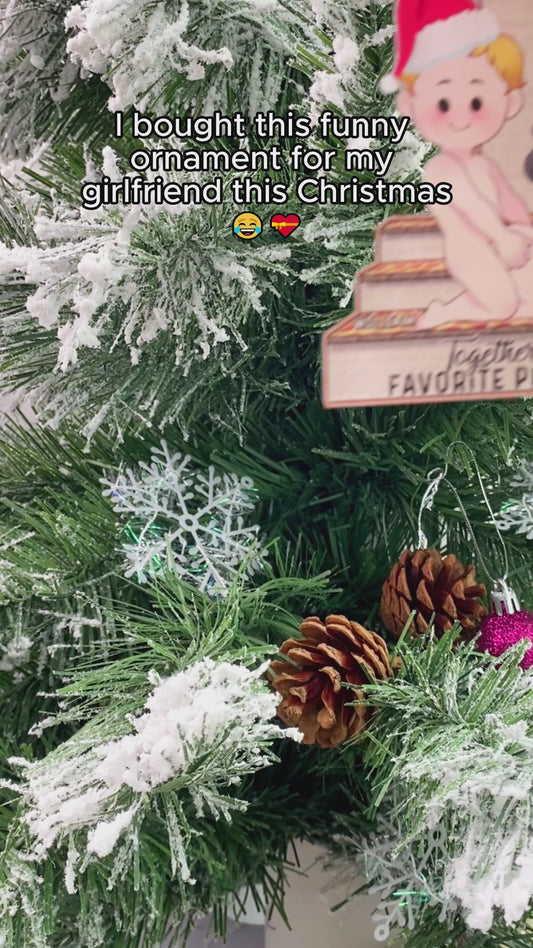 Ensemble, c'est notre endroit préféré - Ornement personnalisé pour couple