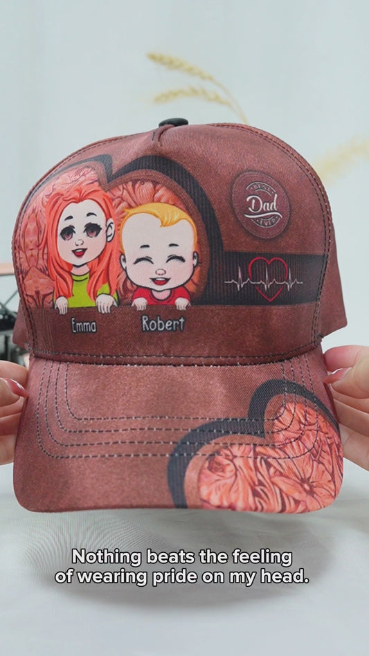 Meilleur papa, maman, grand-mère, grand-père du monde - Cadeau pour papa, maman, grand-mère, grand-père, oncle, tante - Casquette classique personnalisée