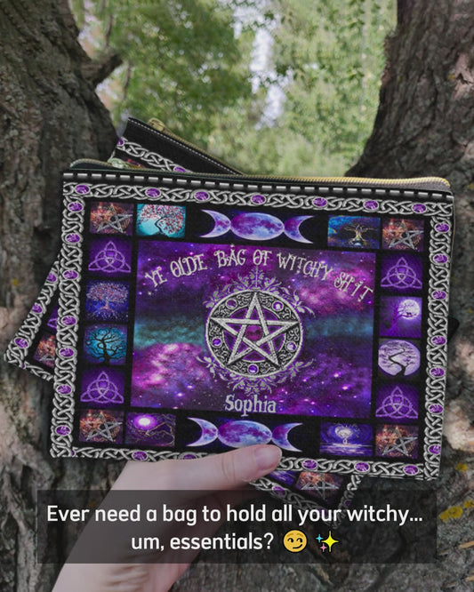 Ye Olde Bag Of Witchy Sh*t - Personalized Witch Pouch