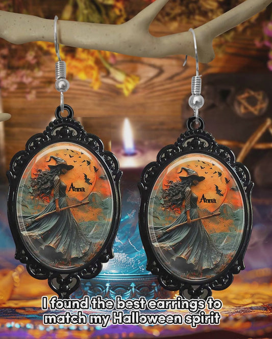 Beautiful Witch - Personalized Witch Earrings