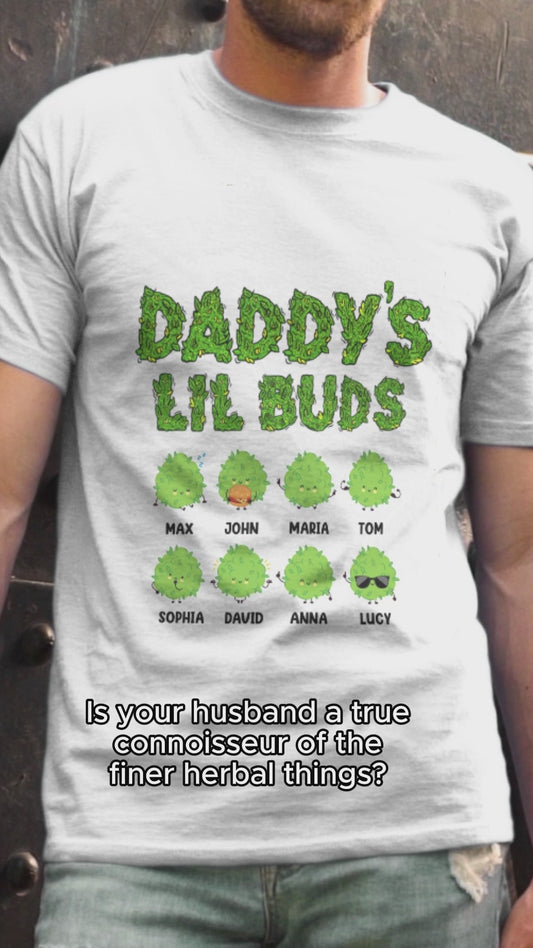 Les petits bourgeons de papa - T-shirt et sweat à capuche personnalisés sur le thème du cannabis