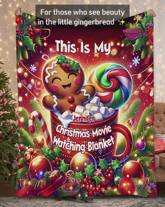 Movie Watching Blanket - Personalized Blanket
