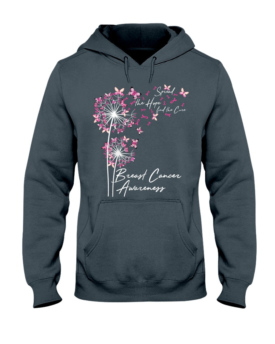 Spread The Hope Find The Cure - Breast Cancer Awareness T-shirt and Hoodie 0822