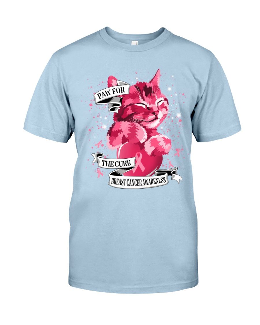 T-shirt et sweat-shirt « Paw For The Cure » ​​– Sensibilisation au cancer du sein 0822