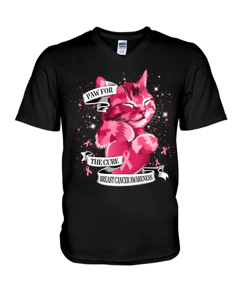 T-shirt et sweat-shirt « Paw For The Cure » ​​– Sensibilisation au cancer du sein 0822