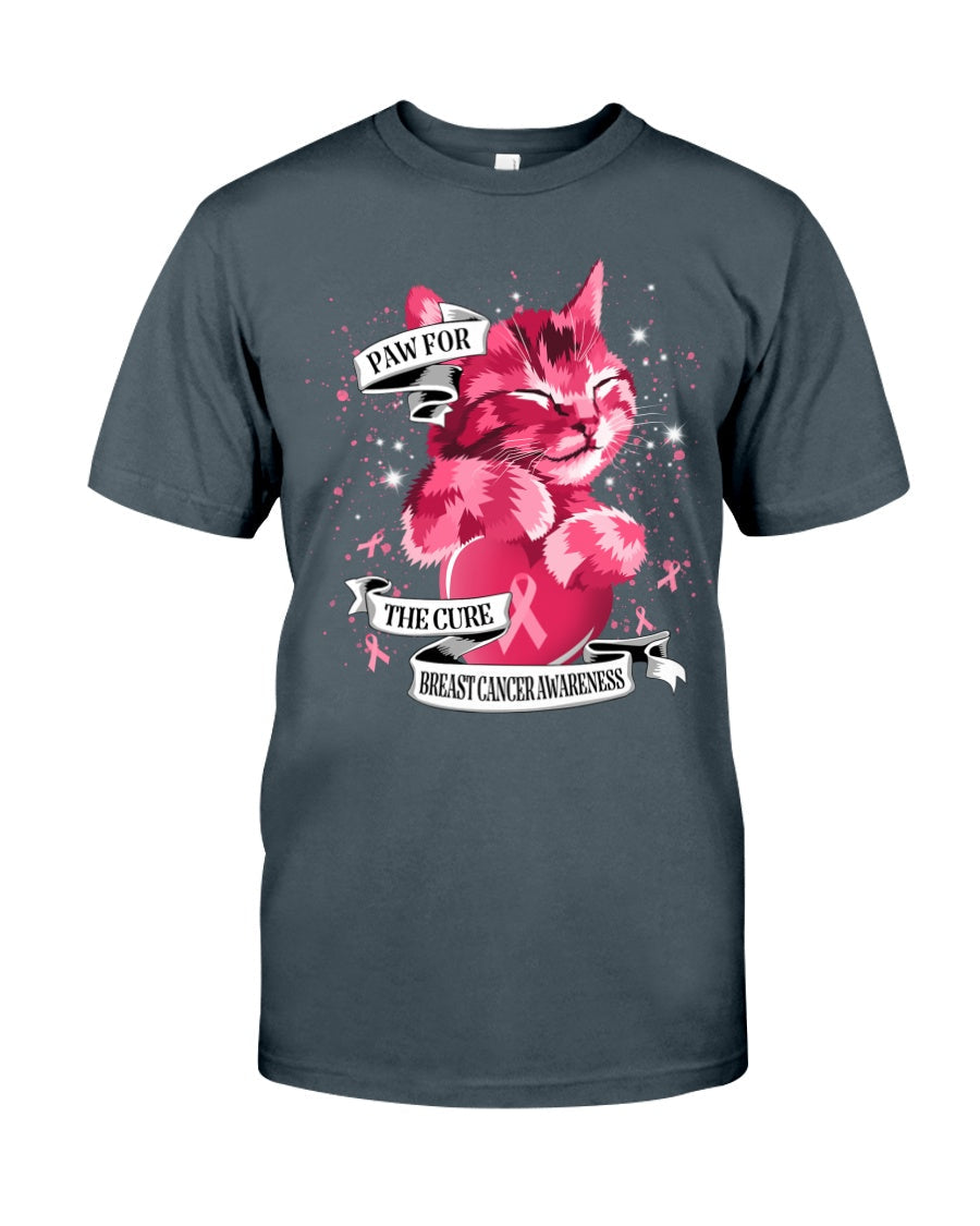 T-shirt et sweat-shirt « Paw For The Cure » ​​– Sensibilisation au cancer du sein 0822
