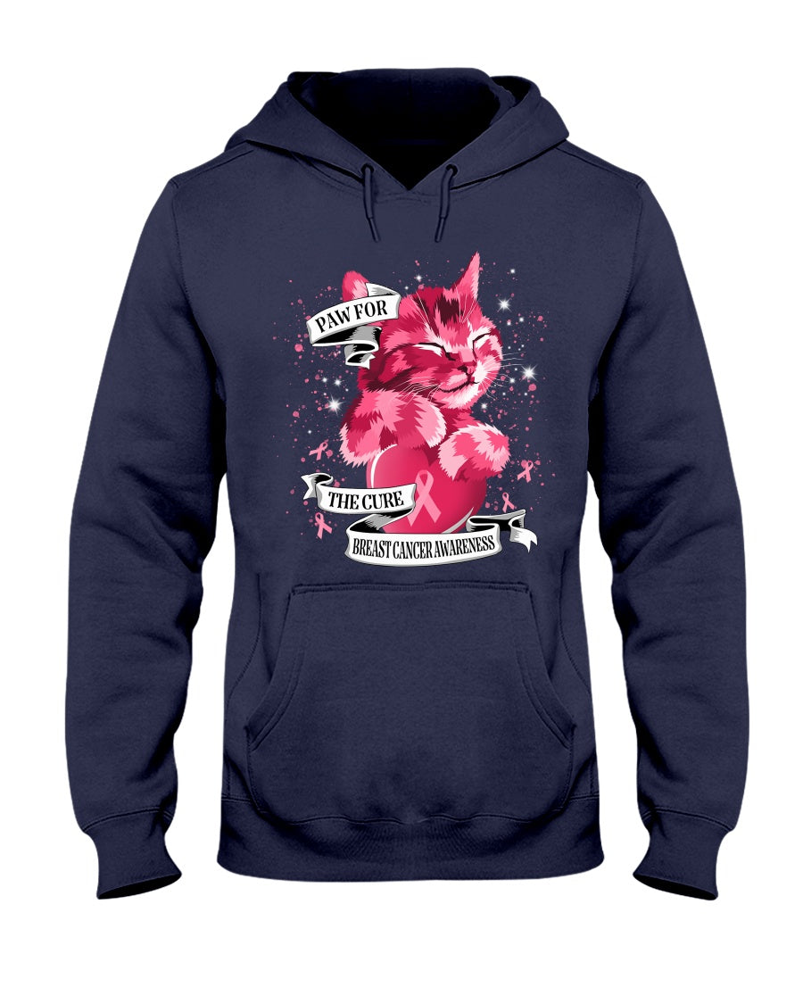 T-shirt et sweat-shirt « Paw For The Cure » ​​– Sensibilisation au cancer du sein 0822