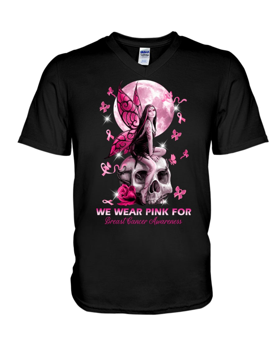 Nous portons du rose pour la sensibilisation au cancer du sein - T-shirt et sweat à capuche 0822