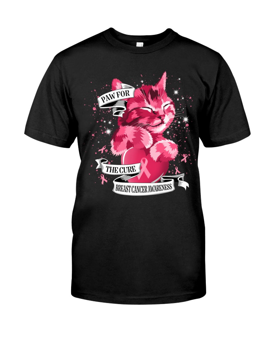 T-shirt et sweat-shirt « Paw For The Cure » ​​– Sensibilisation au cancer du sein 0822