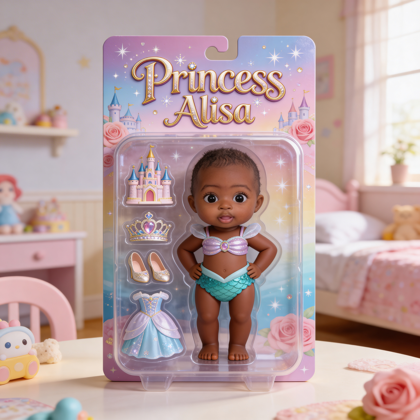 Magical Princess - Personalized Kid Custom Shaped Acrylic Plaque