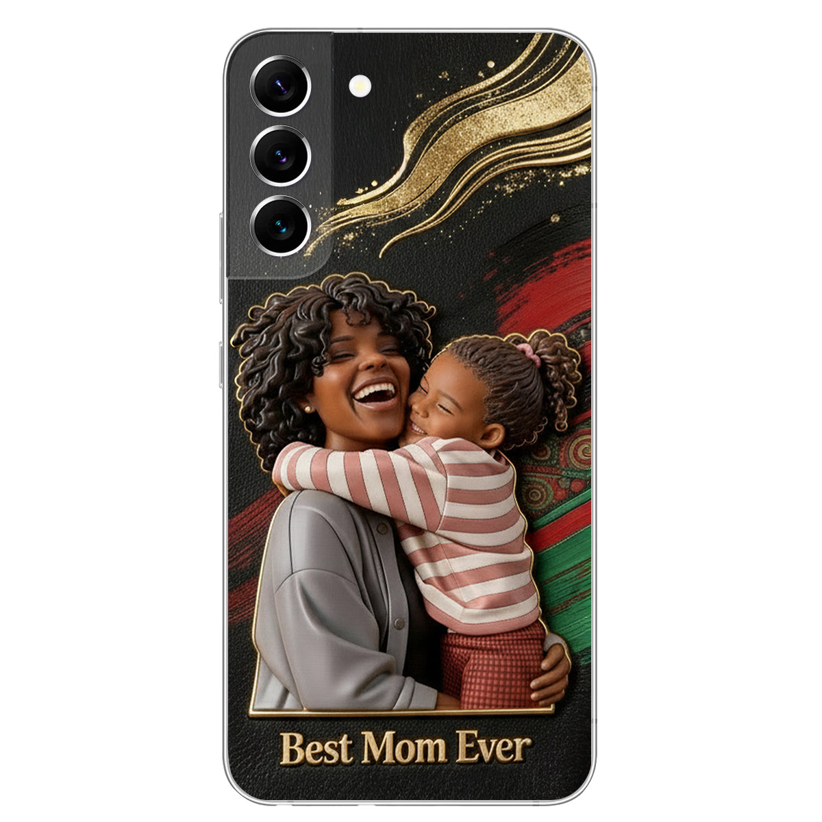 Black Pride, Black History Month - Personalized African American Leather Phone Case
