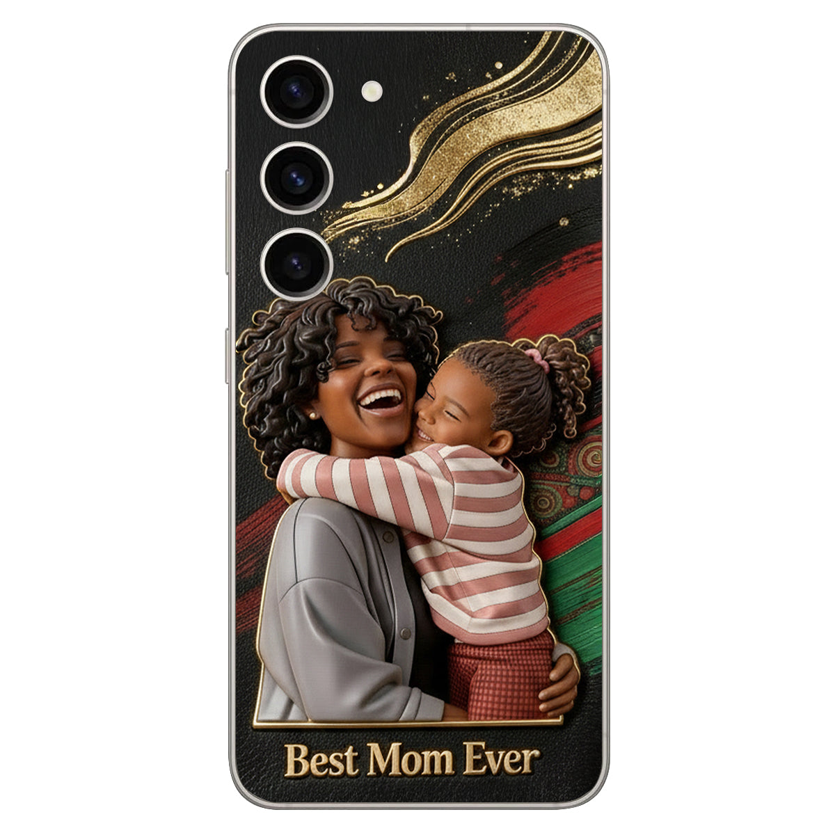 Black Pride, Black History Month - Personalized African American Leather Phone Case