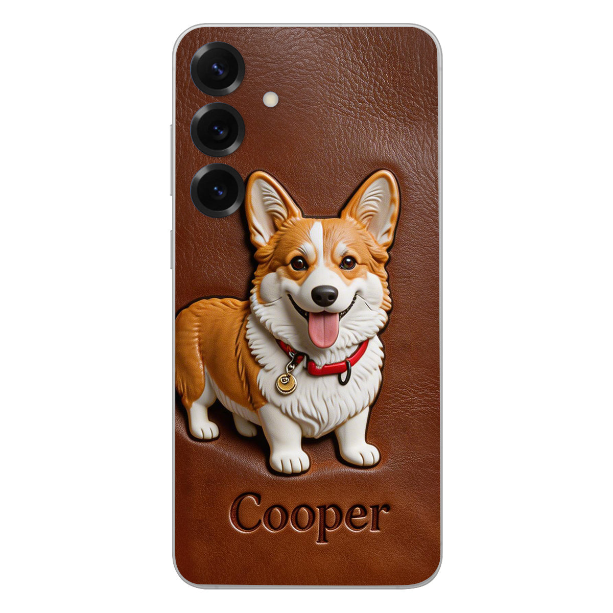 Custom Any Photo - Personalized Dog Leather Phone Case