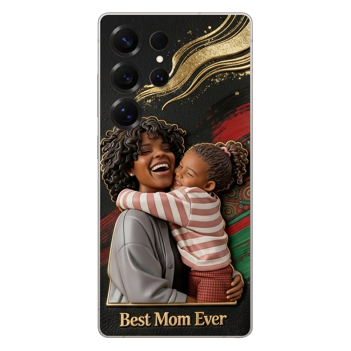Black Pride, Black History Month - Personalized African American Leather Phone Case