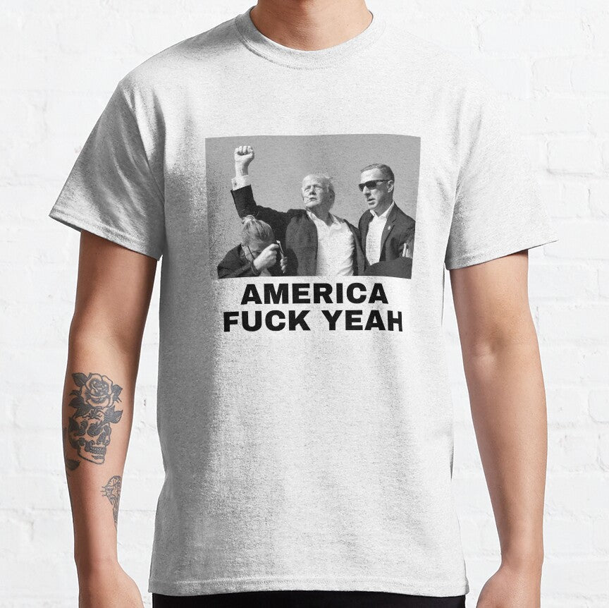 T-shirt « Tu m’as manqué », T-shirt « Fight Fight Fight », T-shirt et sweat à capuche « Rallye 2024 »