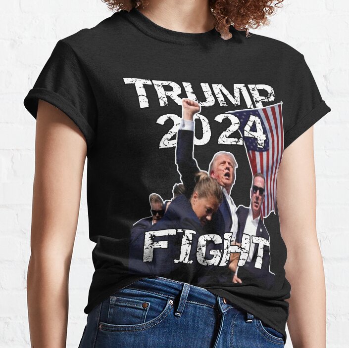 Never Surrender Shirt, Fight For America T-shirt, 2024 Rally Shirt T-shirt & Hoodie