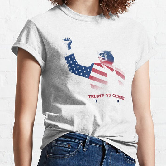 T-shirt pare-balles, T-shirt « Never Surrender », T-shirt « Fight For America », T-shirt de rallye rétro, T-shirt et sweat à capuche « Fight Fight Fight ».