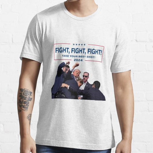 T-shirt « Never Surrender », T-shirt « Fight For America », T-shirt et sweat à capuche « Rallye 2024 »