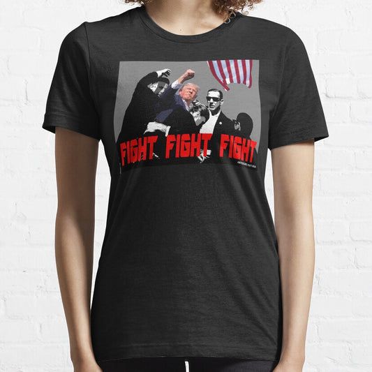 T-shirt pare-balles, T-shirt « Never Surrender », T-shirt « Fight For America », T-shirt de rallye rétro, T-shirt et sweat à capuche « Fight Fight Fight ».