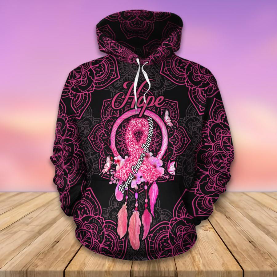 Espoir - T-shirt et sweat à capuche « Sensibilisation au cancer du sein » 0822