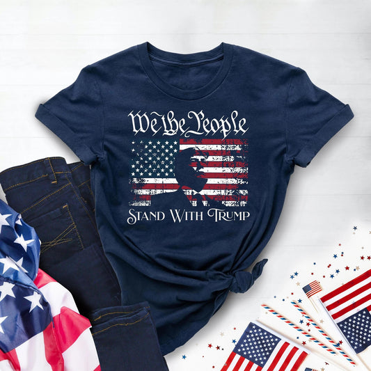 T-shirt « Nous, le peuple, soutenons Donald Trump », T-shirt de soutien à Trump, T-shirt Élection 2024, T-shirt politique, T-shirt président Trump, T-shirt et sweat à capuche cadeaux républicains