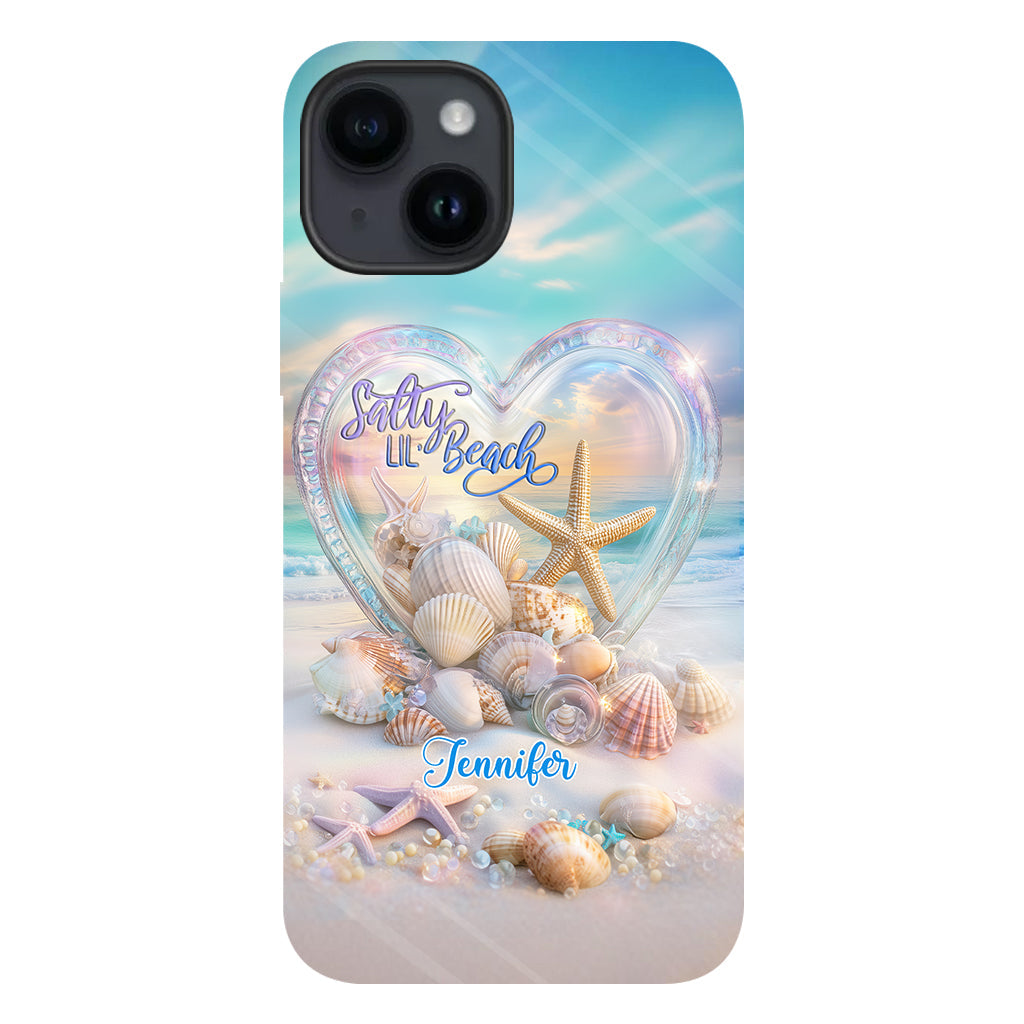 Salty Lil Beach - Coque de téléphone personnalisée pour amoureux de la mer avec impression intégrale