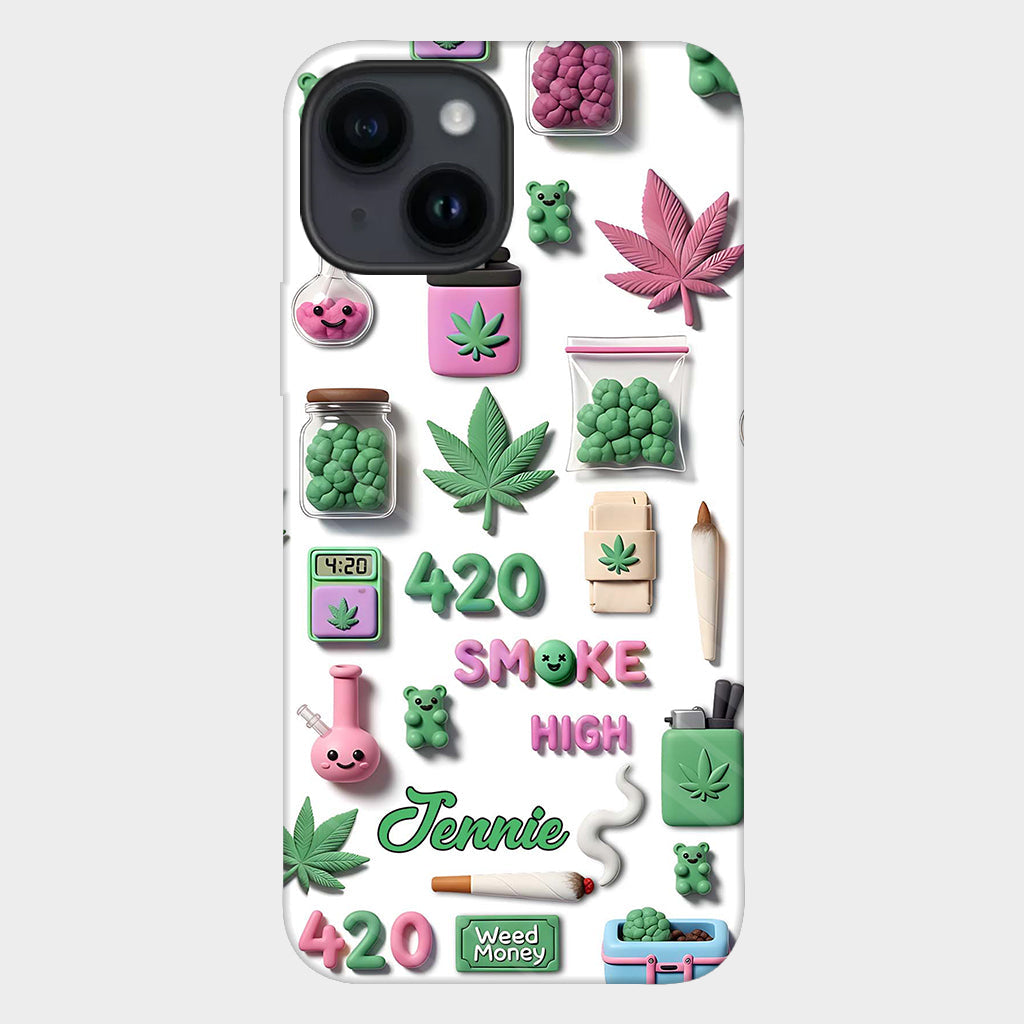 Stoner Chic - Personalized Weed Full Print Phone Case