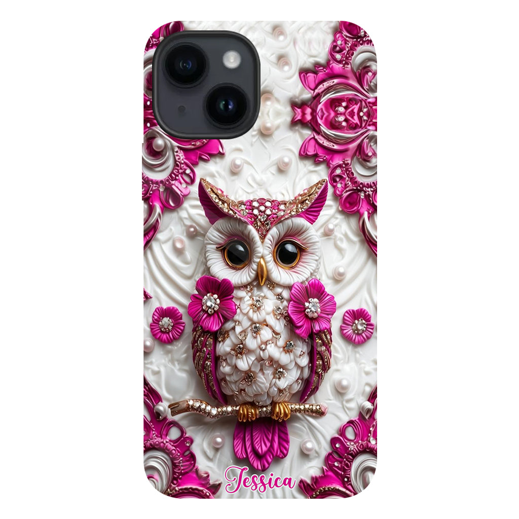 Magic Owl - Personalized Owl Full Print Phone Case