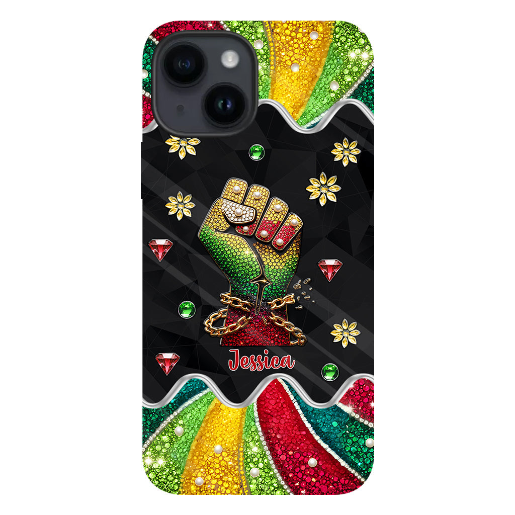 Ils ne nous aiment pas - Coque de téléphone et support de téléphone personnalisés Juneteenth avec impression intégrale