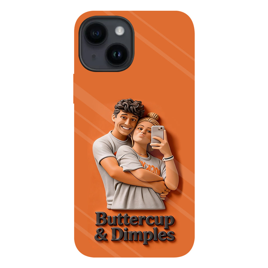 Coque de téléphone personnalisée avec photo pour couple - Cadeau idéal pour la Saint-Valentin