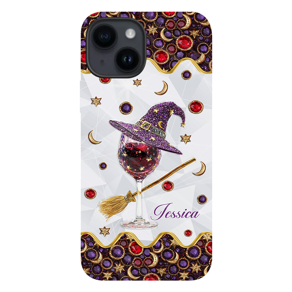Wine Witch - Personalized Witch Full Print Phone Case
