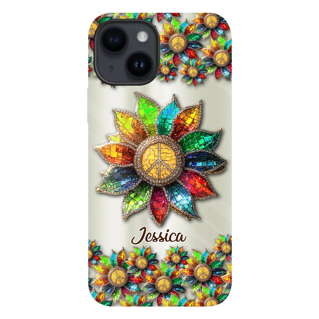 Coque de téléphone personnalisée Hippie Soul - Motif hippie intégral