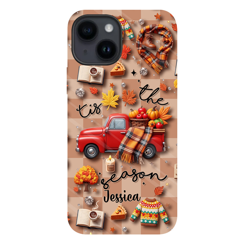 C'est la saison ! - Coque de téléphone personnalisée avec imprimé intégral automnal