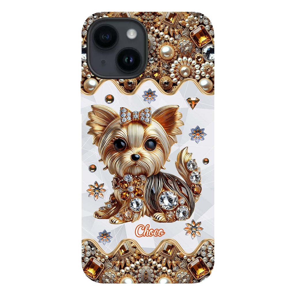 Love Yorkshire Terrier - Personalized Dog Full Print Phone Case