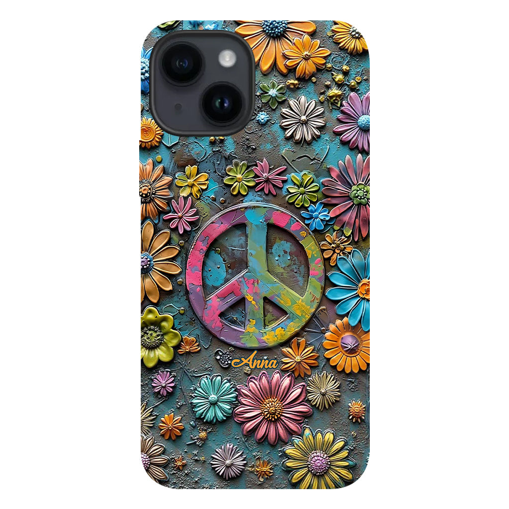 Coque de téléphone personnalisée Hippie Soul - Motif hippie intégral