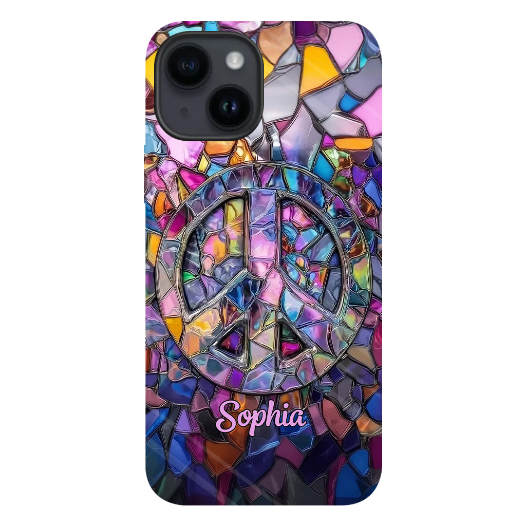 Coque de téléphone personnalisée Hippie Soul - Motif hippie intégral