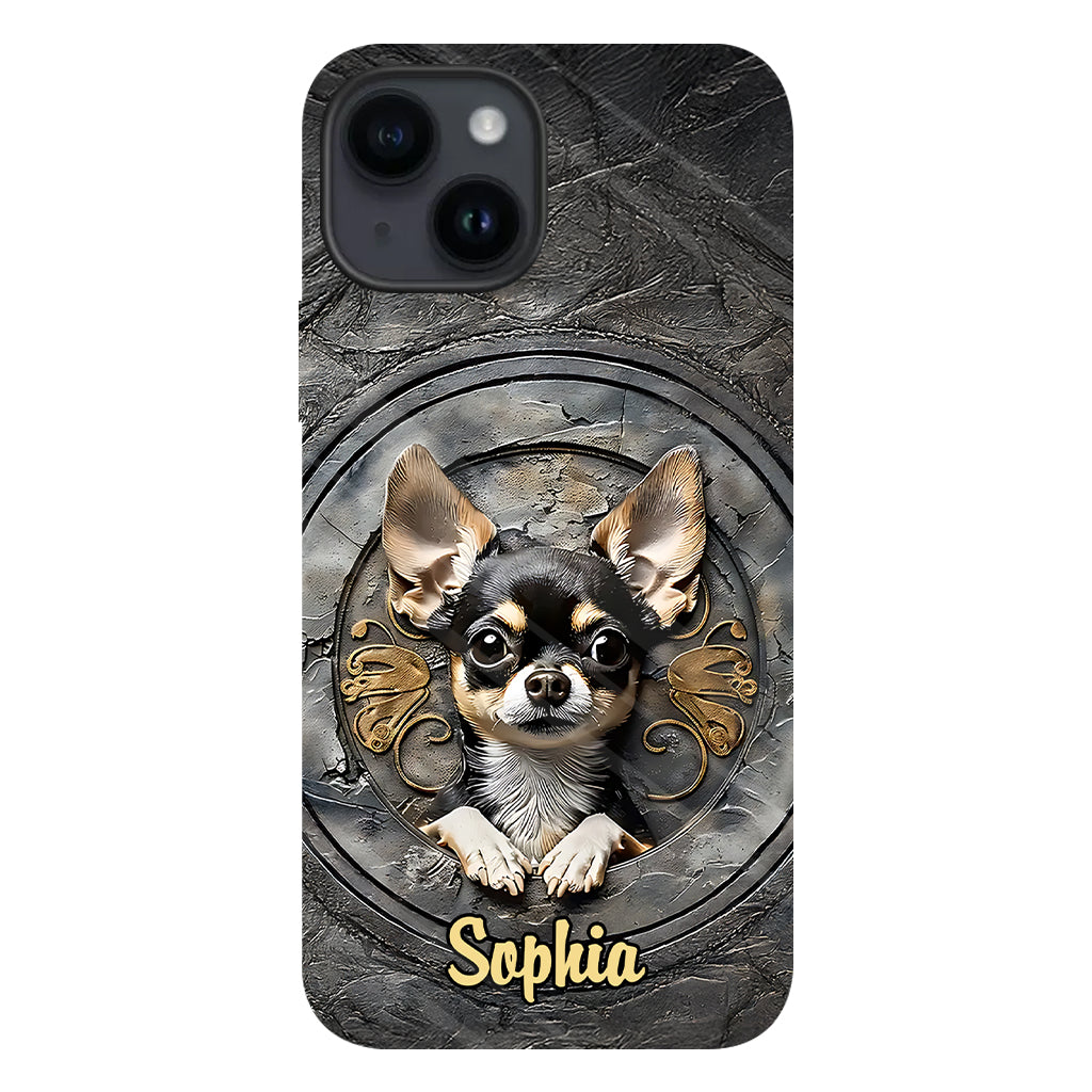 Adorable Chihuahua - Coque de téléphone personnalisée avec imprimé intégral