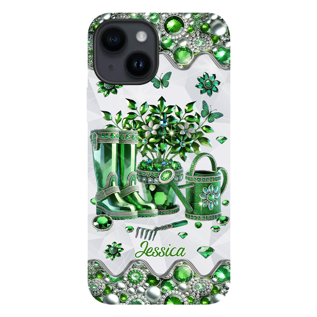 Just A Girl Who Loves Gardening - Personalized Gardening Full Print Phone Case