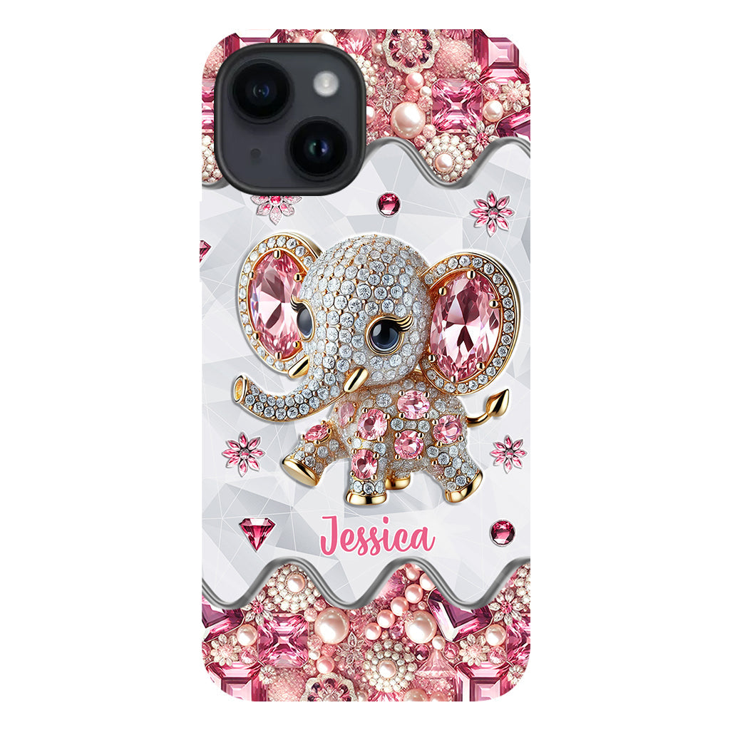 Just A Girl Who Loves Elephants - Personalized Elephant Full Print Phone Case