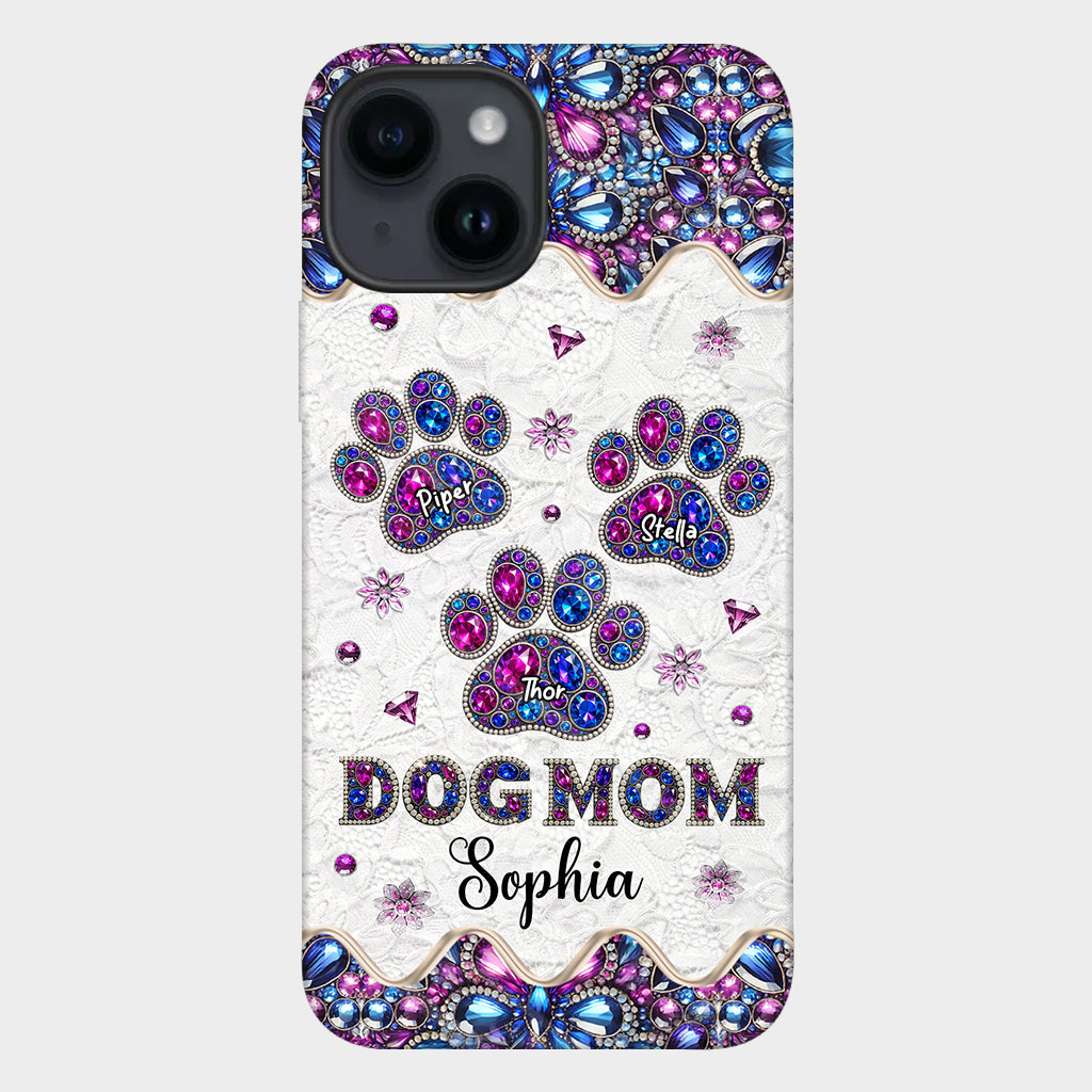 Maman de chien - Coque de téléphone personnalisée avec motif chien intégral