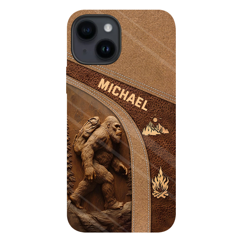 Sasquatch - Coque de téléphone personnalisée avec impression intégrale pour la randonnée