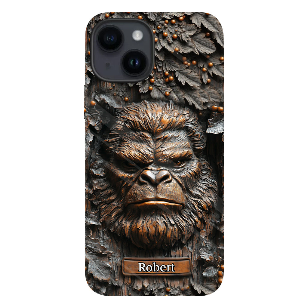 Sasquatch - Personalized Camping Full Print Phone Case